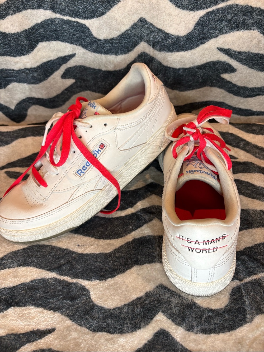 Reebok Club C 85 It's a Man's World Limited Edition Sneakers Women's 9